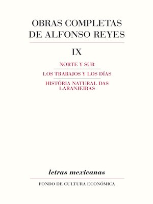 cover image of Obras completas, IX